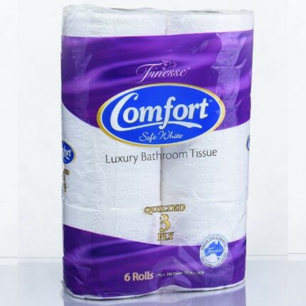 Comfort 6 pack 72 rolls 3 ply scented 200 sheets per roll